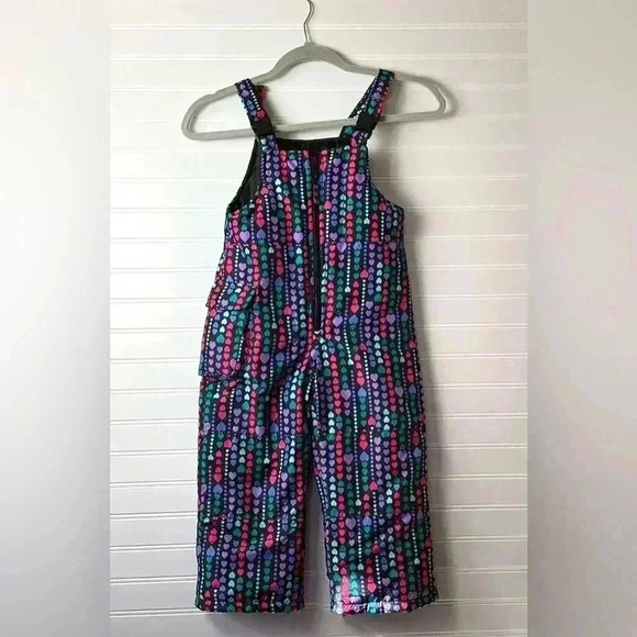London Fog Other - London Fog Black and Multicolored Heart Pattern Ski Size 4T